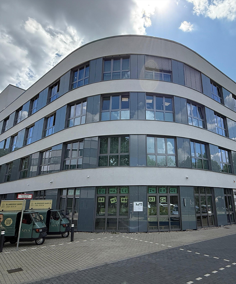 Fassade von einem Krankenhaus